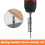 4 Pcs Spring-Loaded Screw Holder Bit,Anti-Drop Operation Bit Holder,Single-Hand Screwdriver Bit Drive Guide Drill Bit 5
