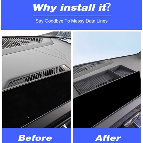 Dashboard Behind Screen Organizer for  X3 G45 2025 Central Control Storage Box Tray Interior Accessories 2