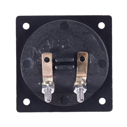 2X Square Shape Double Binding Post Type Speaker Box Terminal Cup Black 1