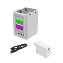For 4Pro/3/ 3Pro 2-Way Charging Butler Intelligent BatteryCharger with LED Digital Display Charging Hub(US)