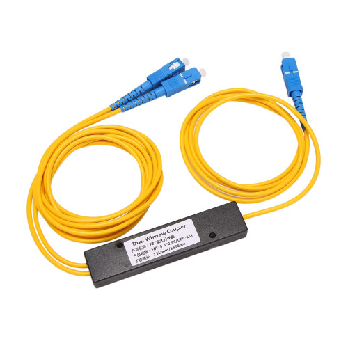 2X Ftth SC UPC 1X2 Plc Singlemode Fiber Optical Splitter Fbt Optical Coupler 1