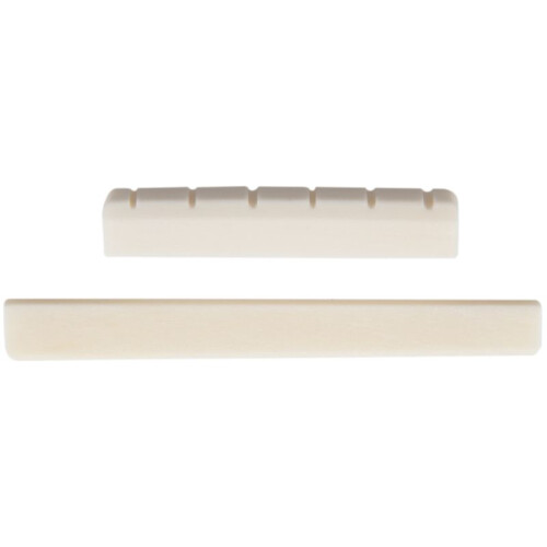 20X Classical Guitar Bone Slotted Saddle Nut Set 1