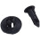 40 Pcs Plastic Rivets for Clip Screw Type Fastener, Black 6