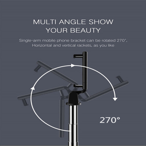 (black) Three-in-one selfie stick 1