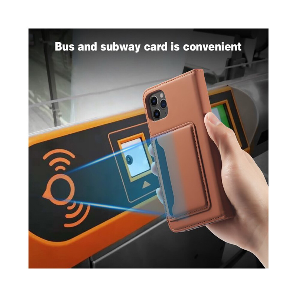 (, For Iphone12) Magnetic Pu Leather Phone Case Cover Flip Wallet For Iphone 12/12 Pro/12 Pro Max Blue 123643890583