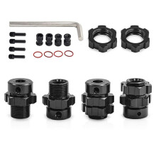 Kit Adaptador de Cubo Sextavado para Roda Estendida de Carro RC 6469 para 1/10 e-Revo e-Maxx T-Maxx Revo Acessórios para Carro RC