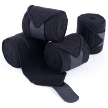 4 Bandes de Douces et Moelleuses pour Chevaux, Bandages de Protection pour les Jambes des Chevaux Blessés