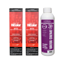 (Copper Red H10 x2 + Developer) L'Oréal Excellence HiColor Copper Red H10