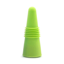 Bouchons de Vin pour Bouteilles de Vin, Bouchons de Vin en Silicone et Bouchons de Bouteilles de Boissons Verts