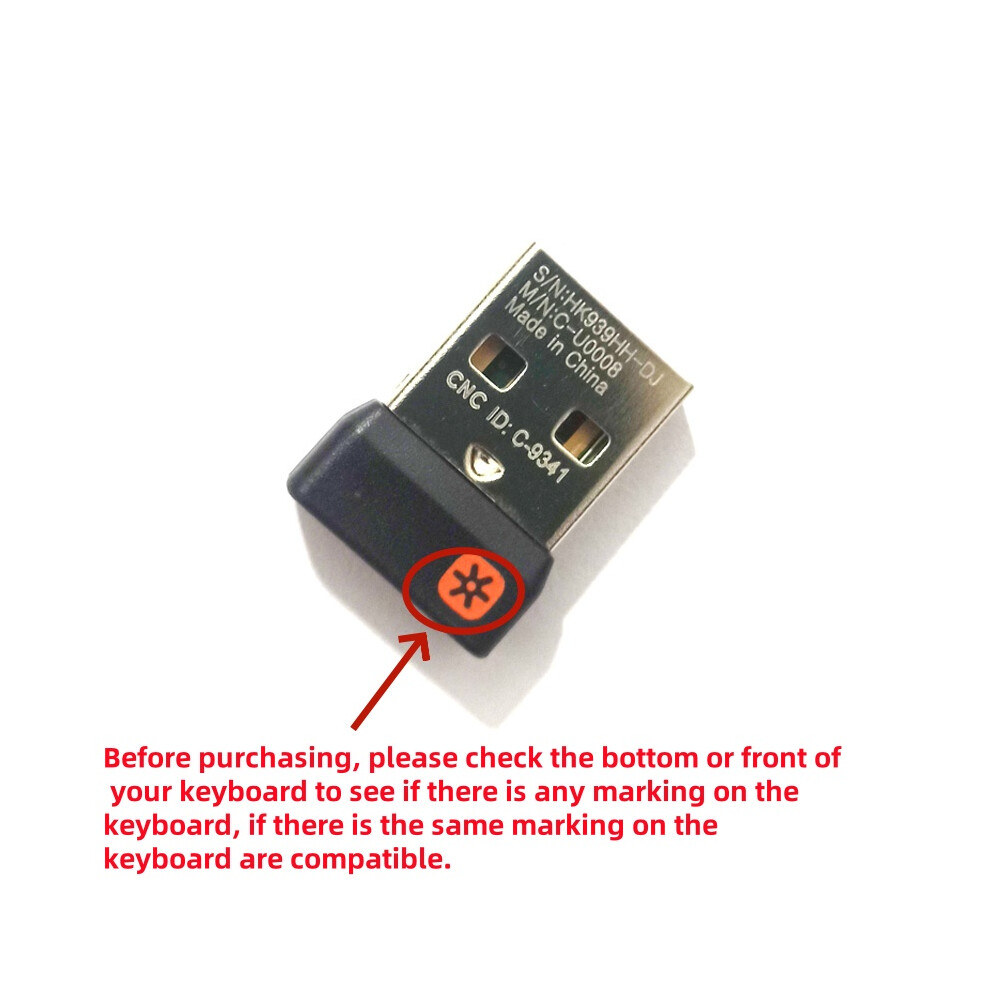 Wireless Usb Receiver Dongle 6 Channels For Logitech Unifying Mouse Keyboard 413590902720