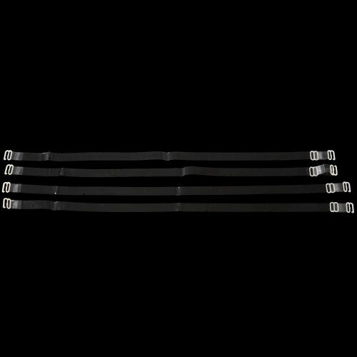 2 Pairs Adjustable Soft Plastic Transparent Shoulder Bra Band Straps 2