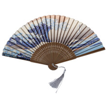Japanse Draagbare Vouwventilator, met Traditionele Japanse Ukiyo-E Kunstprints
