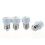 4x E27 to GU10 LED light socket adapter socket adapter lamp bulb Converter White 1