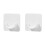 Nail-Free Pole Bracket Shower Holders Retainers Mounts Durable Racks Home White 1