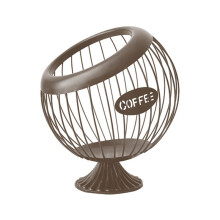 Porta Capsule per Caffè Espresso Contenitore da Banco Porta Cialde per Caffè Snack Frutta Organizzatore Accessori da Cucina Colore Caffè