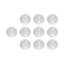 Murmeln 16mm Glasmurmeln Knicker Glaskugeln Deko Farb-Nuggets Spielzeug weiß