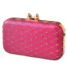 Sac à main bandoulière tendance sac à main de soirée à -Rose vif