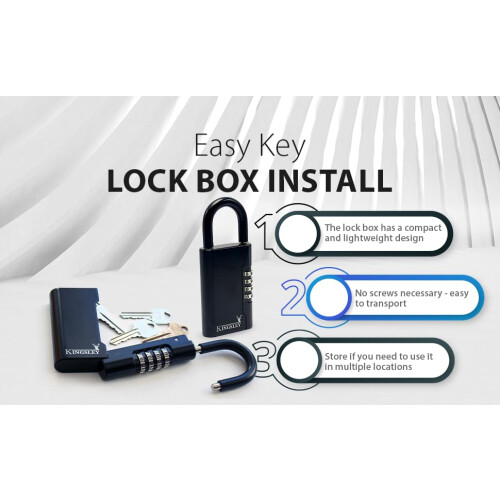 Kingsley Guard-a-Key Key Safe - Black 2