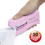 Rapesco 1378 Stand Up/Space-Saving Stapler, 20 Sheet Capacity, Candy Pink 2