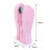 Rapesco 1378 Stand Up/Space-Saving Stapler, 20 Sheet Capacity, Candy Pink 5