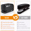 Eagle Electric Stapler, Heavy Duty Automatic Stapler, 20 Sheet Capacity, Battery or AC Powered, Black 5
