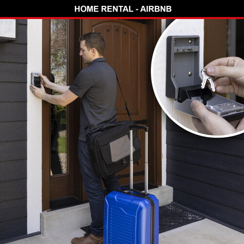 Master Lock Master Lock 5481EURD Key Safe with New Innovative Design, Large Capacity, High Security 2