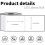 3 Rolls Phomemo M110/M120 Printer Labels, 3-Pack 40x60mm(1.57"x2.36") Label Maker Self-Adhesive Direct Thermal Square Papers for Phomemo 2