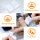 3 Rolls Phomemo M110/M120 Printer Labels, 3-Pack 40x60mm(1.57"x2.36") Label Maker Self-Adhesive Direct Thermal Square Papers for Phomemo 4