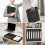 Ring Binder A4 Fireproof Folders Ring Binder 2 O-Ring A4 Files Ring Binders Water Resistant Ringbinder Folder with Zipper for Paperwork,Document 5