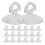 20Pièces Extracteurs Ampoules Ventouses Silicone Noir Usage 1