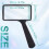 Large Rectangular Handheld Magnifying Glass?3X Magnification?2''x4''inches Handheld Magnifier?Scratch Resistant Glass Lens?Large Horizontal Viewing 2