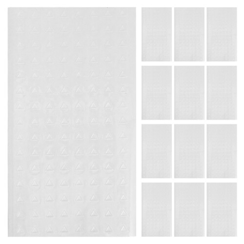 1000Pcs Bopp Blind Tactile Triangle Warning Labels for DIY Safety Use