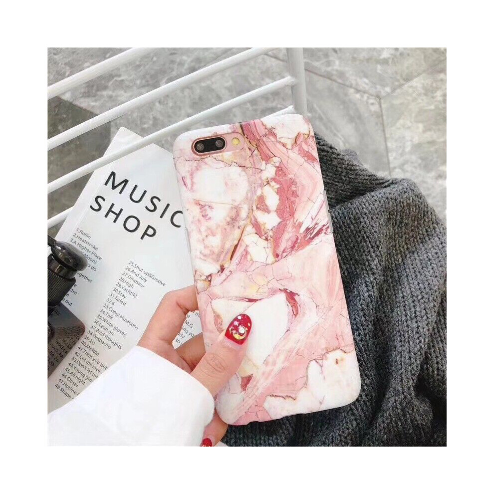(, Iphone 7Plus/8Plus) Marble Phone Case Cover For Iphone 7 6 6S 8 Plus Xs Fashion Soft Tpu Back Shell Coral 320997867029