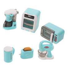 1Set Miniatuur Plastic Keukenapparaten Speelgoed Kinderen Pretend Play
