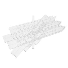 2Sets Transparante Acryl Watchband Sjablonen Voor DIY Leerhorlogeband