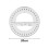 360 Full Circle Protractor, 20cm Plastic Math Measuring Tools Round Protractors Ruler Full Midround Angle Protractor 2