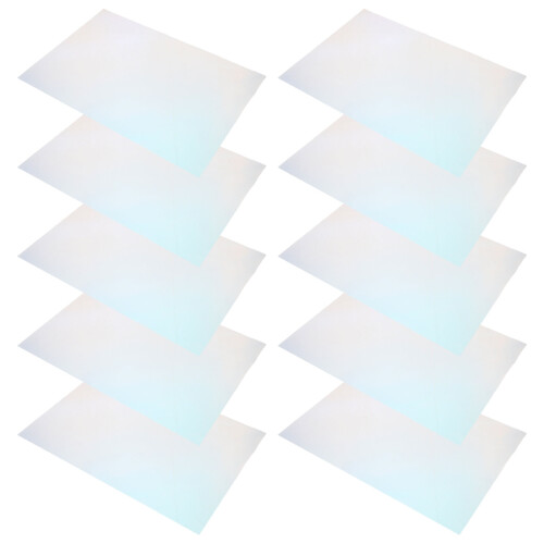Holographische Dekorfolie, Transparent, Selbstklebend, Bunt