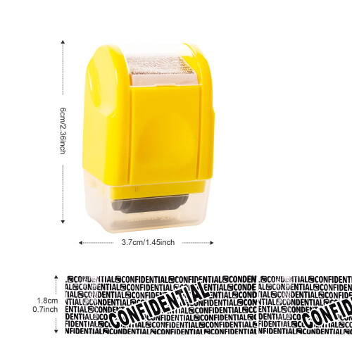 Privacy ID Address Blocker Stamp, Identity Theft Protection Roll Stamp, Privacy Security Theft Roller Stamp Personal Data Security Data Defender 1