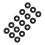 500 Pcs O-Ring in Nitrile Rubber 6 x 2 mm 4