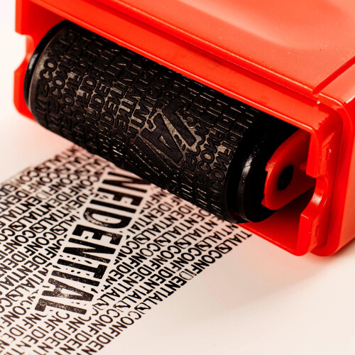 Privacy ID Address Blocker Stamp, Identity Theft Protection Roll Stamp, Privacy Security Theft Roller Stamp Personal Data Security Data Defender 2