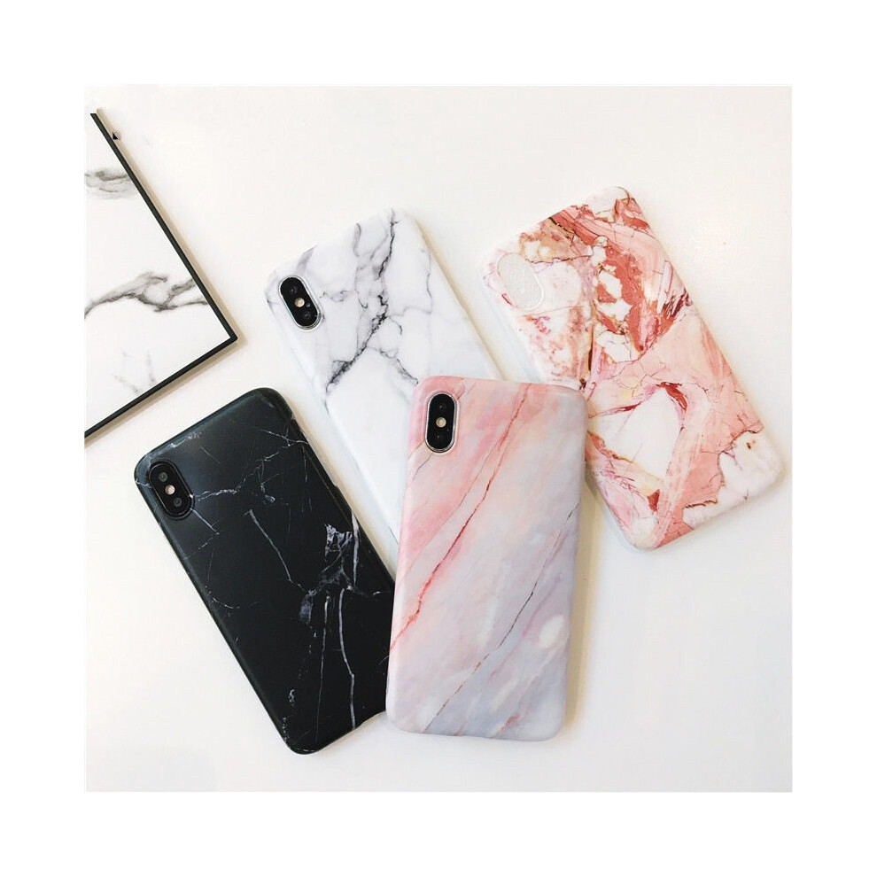 (, Iphone 6Plus/6Splus) Marble Phone Case Cover For Iphone 7 6 6S 8 Plus Xs Fashion Soft Tpu Back Shell Coral 320997866947