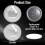 100pcs NFC Tags Sticker Programmable NFC Stickers 504 Bytes Memory Ntag215 Adhesive Labels Rewritable RFID Stickers Compatible with All NFC-Enabled 2