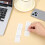100pcs NFC Tags Sticker Programmable NFC Stickers 504 Bytes Memory Ntag215 Adhesive Labels Rewritable RFID Stickers Compatible with All NFC-Enabled 4