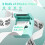 Self-Adhesive Thermal Printer Stickers, 54mmx3.2m Mini Sticker Printer Paper, 3 Rolls, White 2
