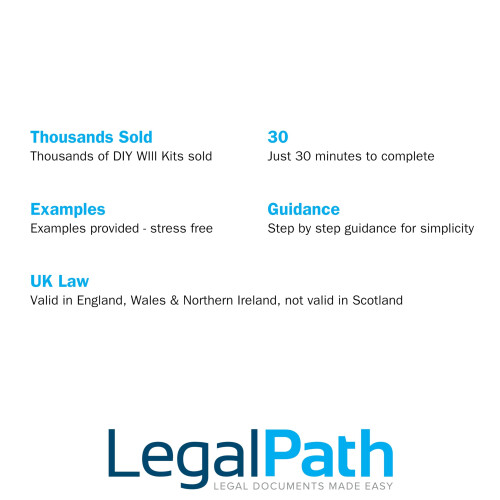 Essential Will Kit with eGuide - Last Will and Testament (Do It Yourself Will Kit UK) - Simple to Complete & Includes Downloadable Comprehensive Guide 1