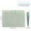 Skydue Expanding File with 8 Compartments, A4 Folder / Document Bag Organiser for Office, Home, School Documents (Light Green) 3