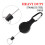 KUUQA Heavy Duty Retractable Keychain, Black, Taille unique, Chain 3