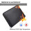 Fireproof Document Bag Fire & Water Resistant File Folder A4 Size 12 Pockets Fireproof Waterproof Safe Document Holder, Non-Itchy Silicone Coated 2