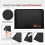 Fireproof Document Bag Fire & Water Resistant File Folder A4 Size 12 Pockets Fireproof Waterproof Safe Document Holder, Non-Itchy Silicone Coated 4
