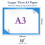 A3 Plastic Wallets Clear Popper Wallet Envelope Folders Transparent School Document Folder Press Stud Wallet Carry File Pockets Plastic Folder Office 2